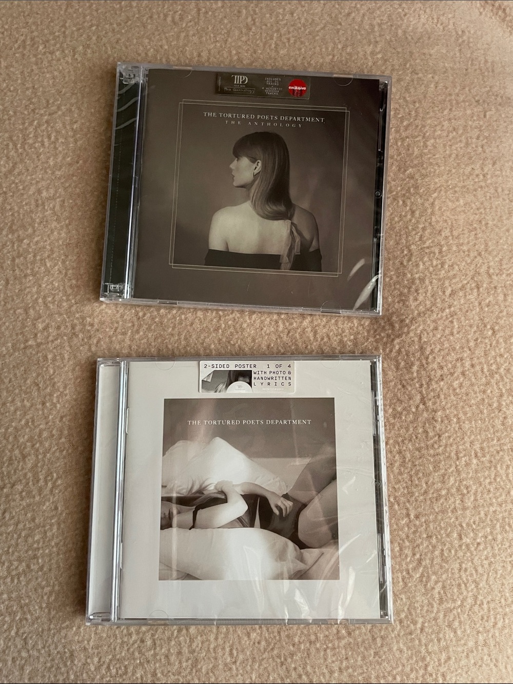 Taylor Swift The Tortured Poets Department 2 CDs (normal and anthology) NWT